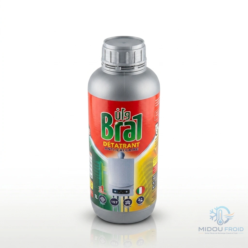 PRODUIT NETTOYAGE CHAUFFE BAIN ET CHAUDIÈRE 1L