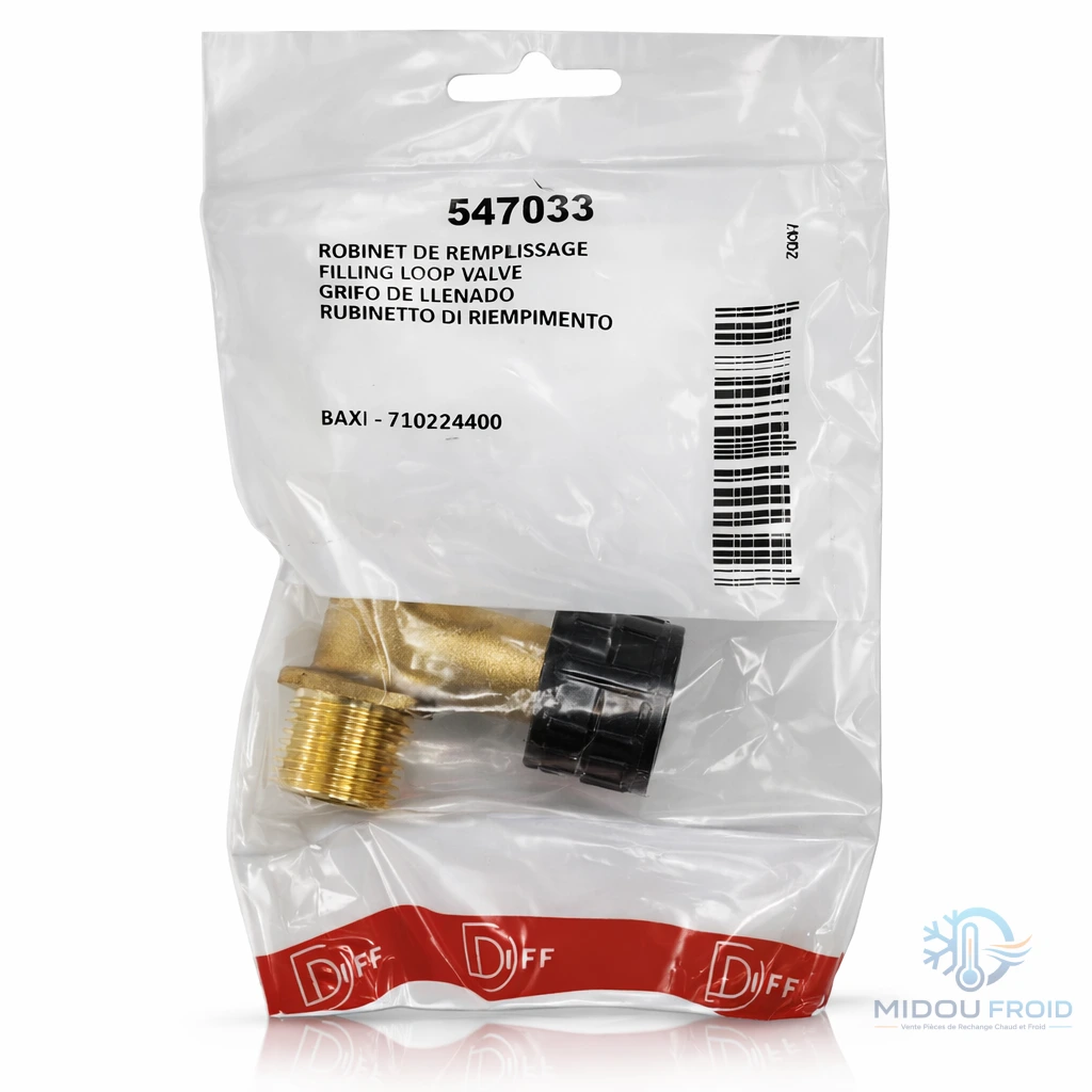 ROBINET DE REMPLISSAGE BAXI ORIGINAL 547033