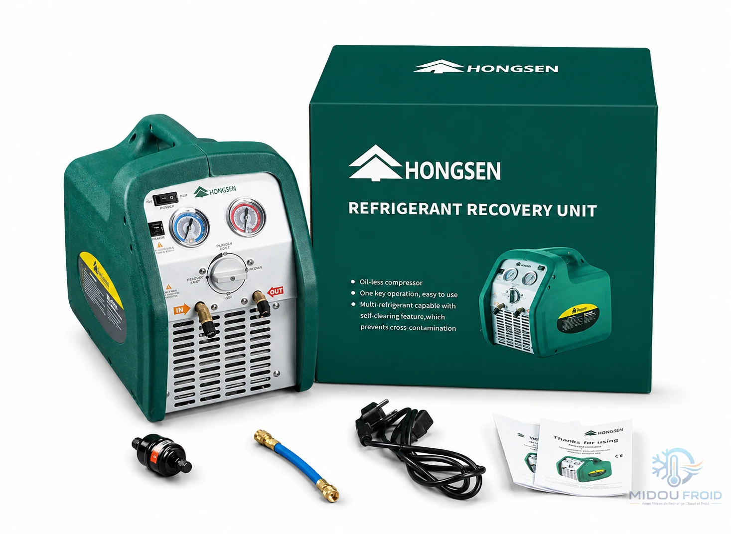 STATION RÉCUPÉRATION HONGSEN POWER_3/4 HP HS_R250_f