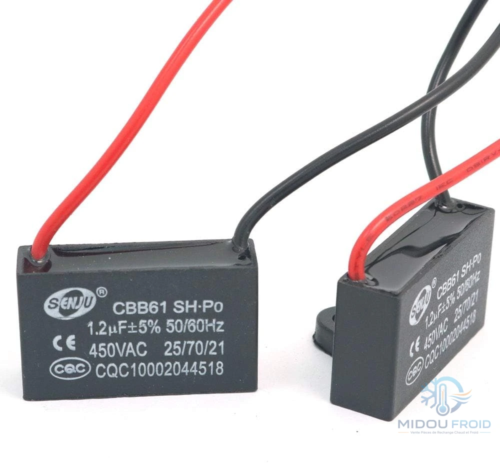CONDENSATEUR CLIM 1.2UF CABLE