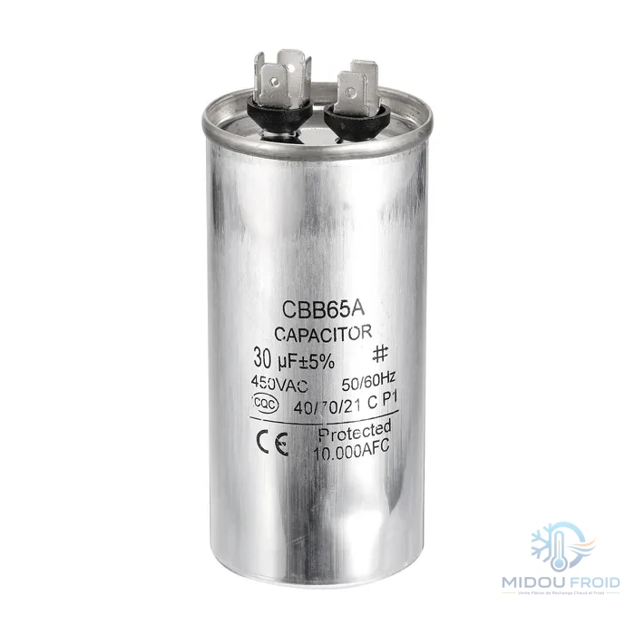 CONDENSATEUR CLIM 30UF-450VAC
