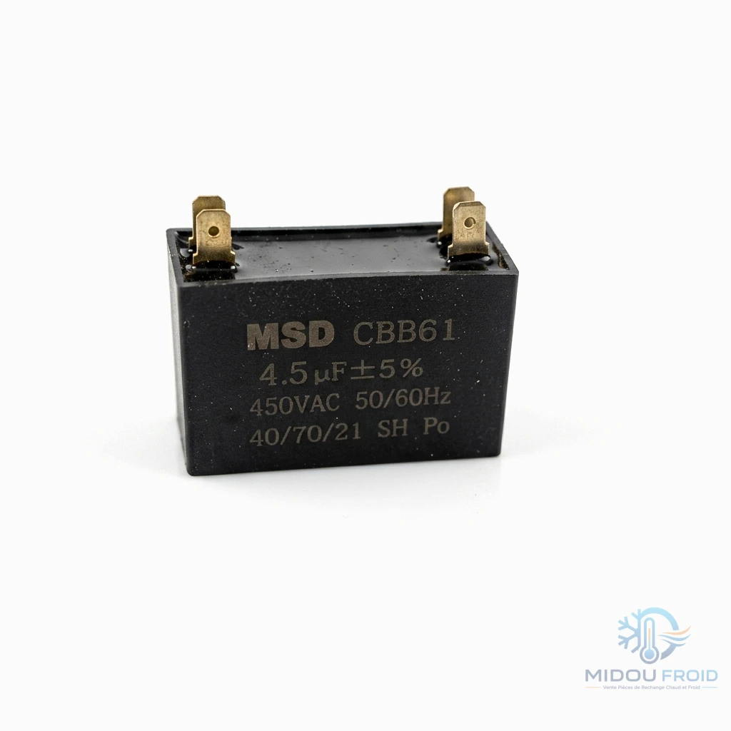 CONDENSATEUR CLIM 4.5UF-450VAC