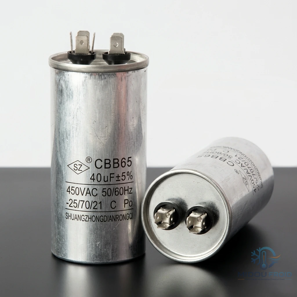 CONDENSATEUR CLIM 40UF-450VAC