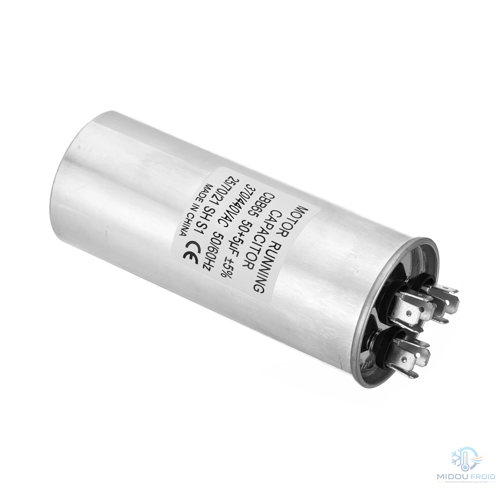 CONDENSATEUR CLIM 50UF+5UF -450VAC — 2