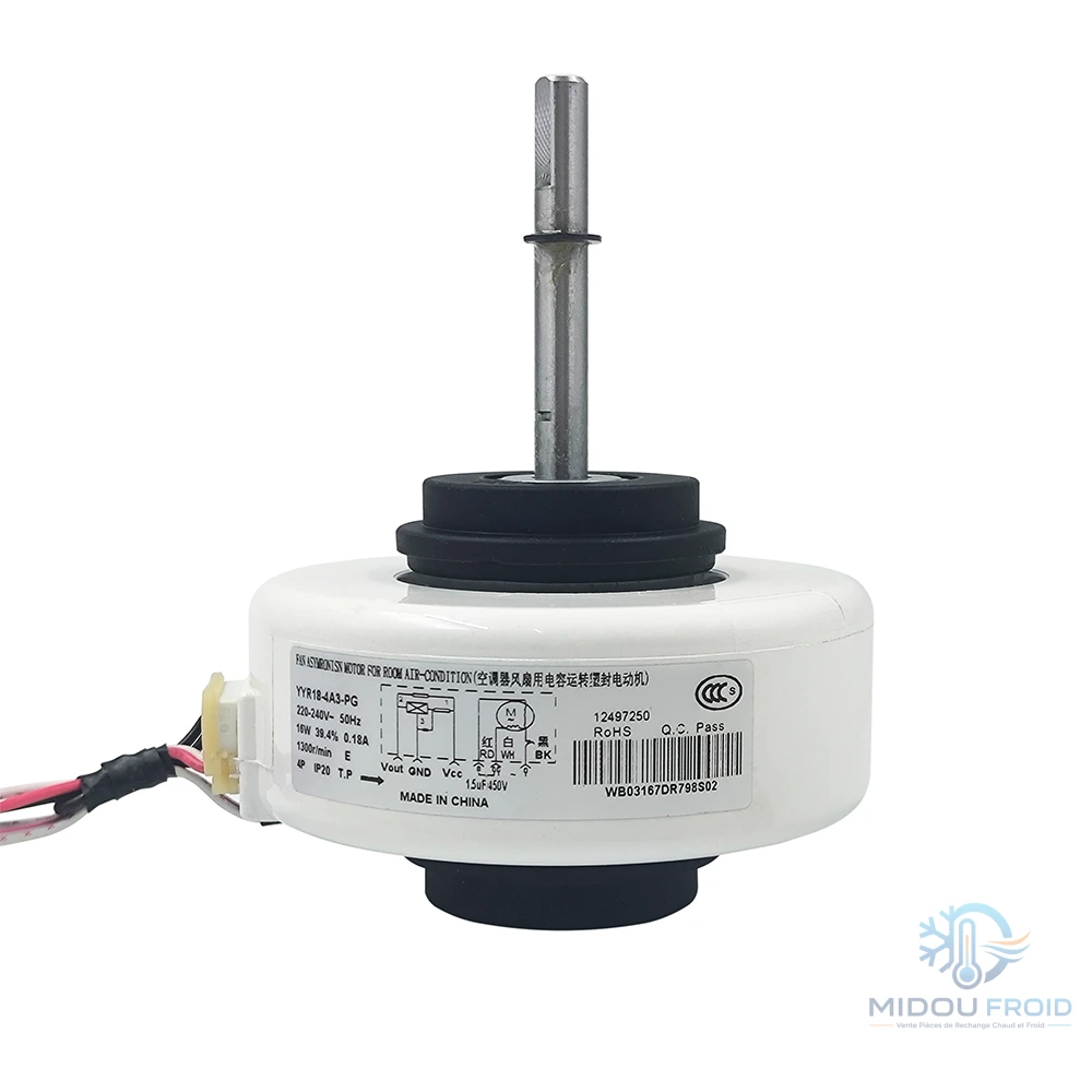MOTEUR VENTILO CLIM INTERIEUR 20W- ROTATION DROIT — 3