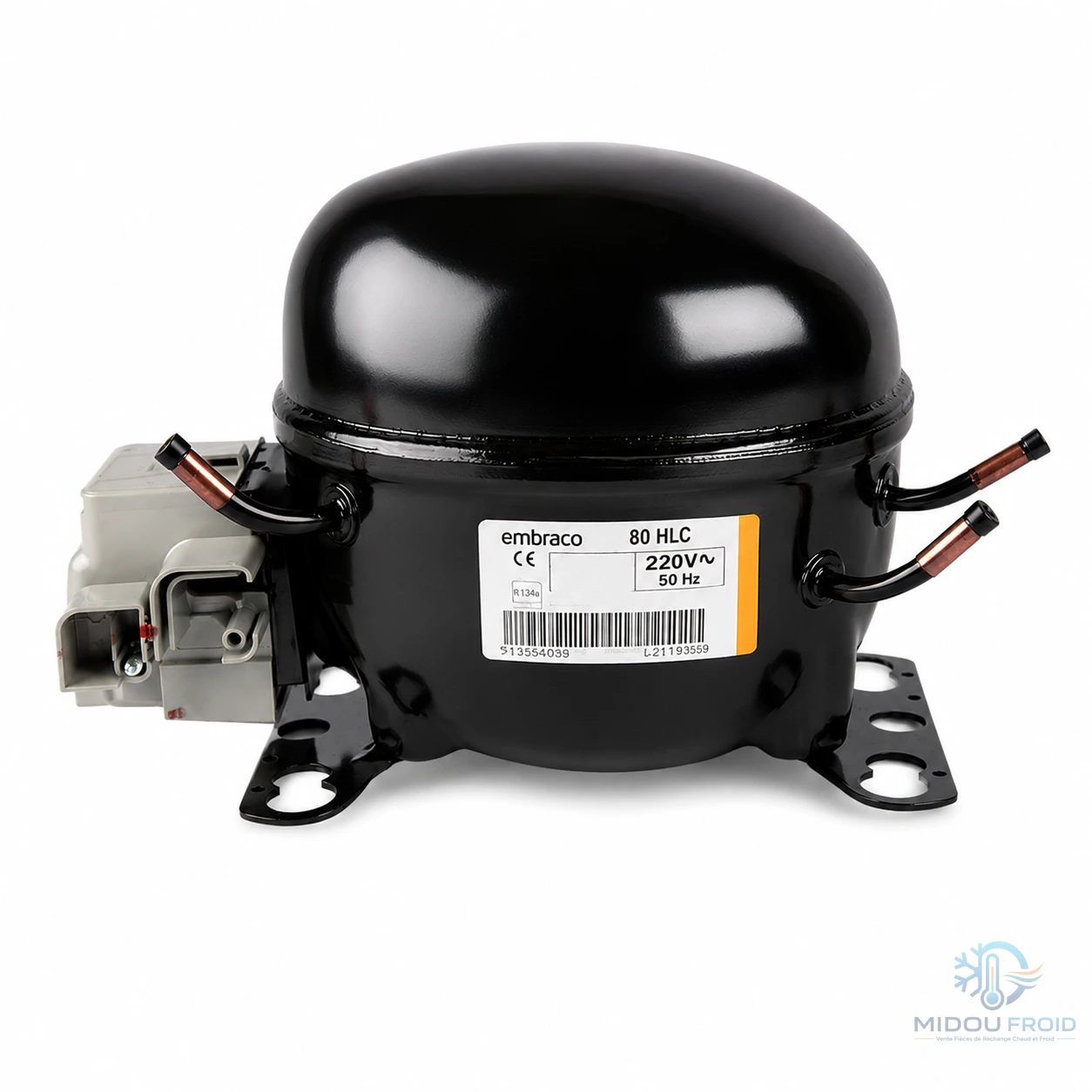 COMPRESSEUR EMBRACO EM2Z80 HLC 1/4 R134