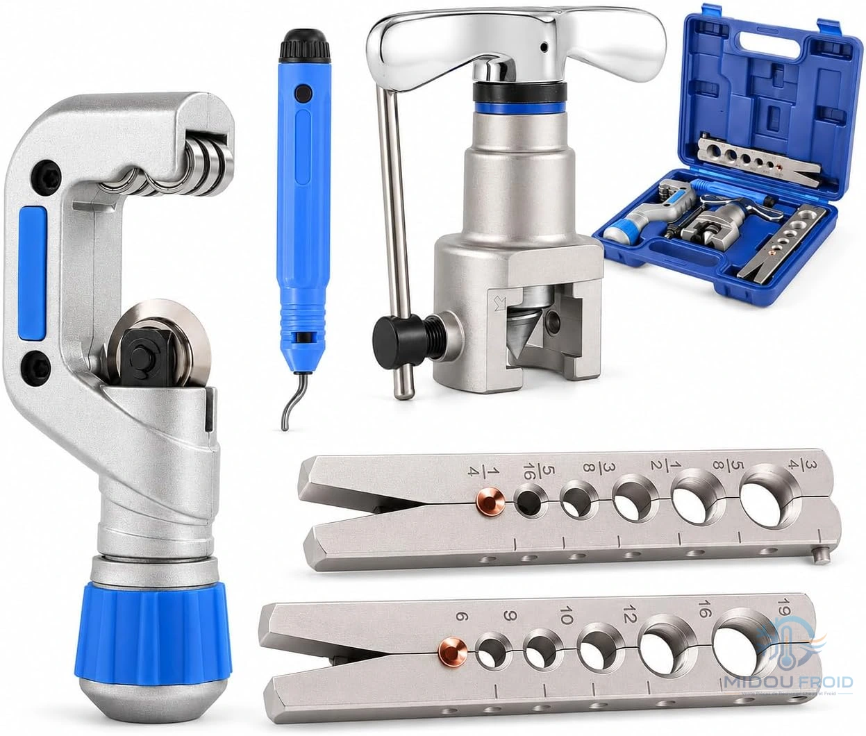 DUDGEONNIERE BLEU + COUPE TUBE CT-N806AM-L