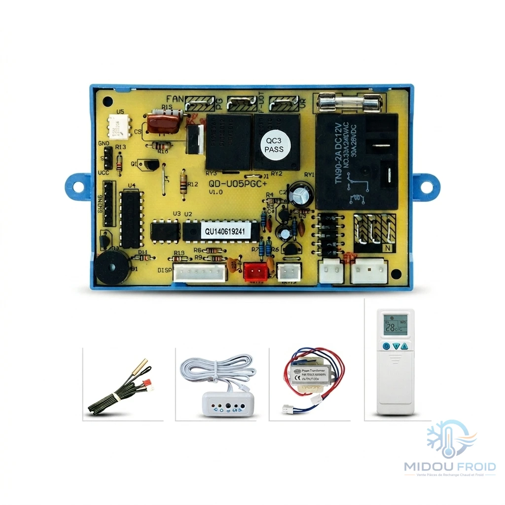 CARTE CLIM UNIVERSAL A/C CONTROL SYSTEM BLEU AVEC CONDENSATEUR — 2