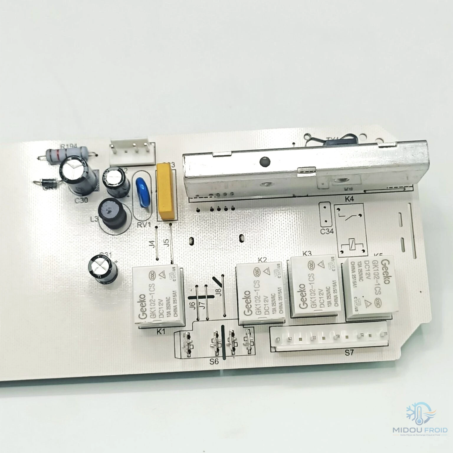 CARTE M/LAVER BRANDT 7KG ET 8KG — 2