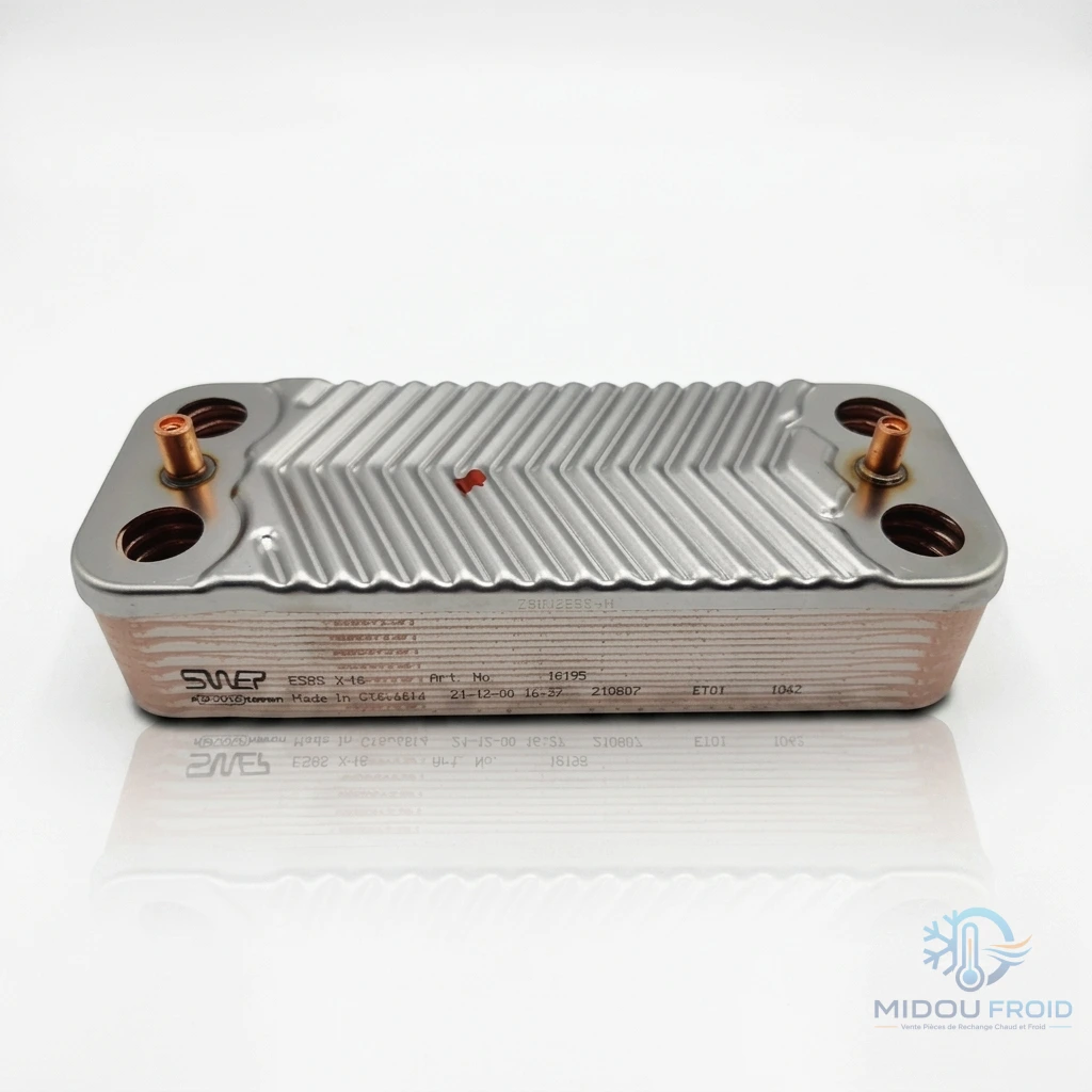 ÉCHANGEUR 16 PLAQUES COMPATIBLE AVEC CHAUDIÈRE IMMERGAS/FERROLI — 3